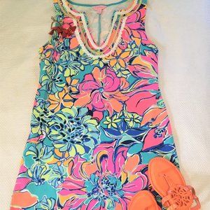Lilly Pulitzer Floral Harper Shift Dress -  Small